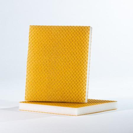 UNEEDA EKADIAMOND No Shed Sanding Sponge 1 / 2 inch Grit #120 (280-320 Grit Scratch)  Gold P-106123